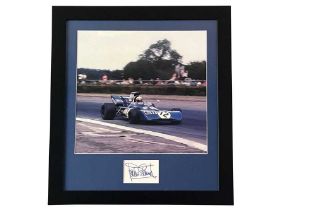 Jackie Stewart Tyrrell Autograph Presentation No Reserve