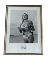Ursula Andress James Bond 'Dr No' Autograph Presentation No Reserve