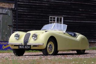 1951 Jaguar XK120 Roadster A delightful home market example painted to special order by the factory