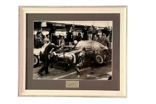 Sir Stirling Moss in the Ferrari 250 SWB Autograph Presentation No Reserve
