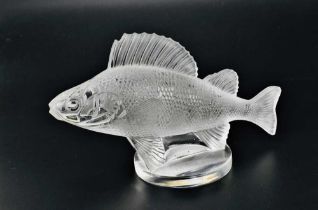 'Perch' Glass Accessory Mascot by Lalique
