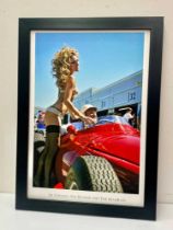 ‘Sir Stirling, The Blonde & The Maserati’ - Portrait Version No Reserve