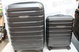 1 SAMSONITE 2 PIECE HARD SUITCASE/LUGGAGE SET RRP Â£199