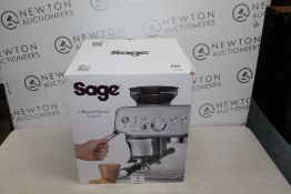 1 BOXED SAGE THE BARISTA EXPRESS IMPRESS BEAN TO CUP COFFEE MACHINE SES876 RRP Â£749