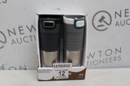 1 BOXED KAMBUKKA 500ML TRAVEL MUG, 2 PACK RRP Â£29