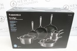 1 BOXED HENCKELS PARADIGM STAINLESS STEEL COOKWARE SET RRP Â£199