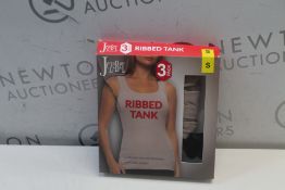 1 BOXED SET OF 2 JEZEBEL RIBBED TANK SIZE S RRP Â£19