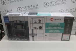 1 BOXED TRINITY ECOSTORAGEâ„¢ 6-TIER CHROME STORAGE UNIT WITH CASTERS RRP Â£149