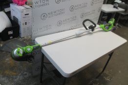 1 GREENWORKS CORDLESS STRIMMERWITH GRASS TRIMMER WITH BATTERY AND CHARGER RRP Â£149