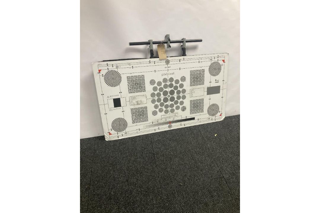 Unbranded Camera Focus And Resolution Chart With Top Hanging Bracket - Image 2 of 3