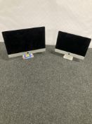 (2) Apple iMac PC's (Damaged Screens)