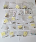 (41) Silver necklaces with pendants