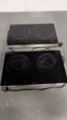 (2) Caterlite DF824 double induction hobs