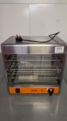 Host HOST0738PC glass front heating cabinet