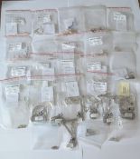 (126) Plain silver necklaces