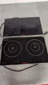 (2) Caterlite DF824 double induction hobs