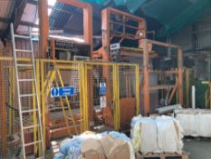 MSK MSK101 wraparound pallet wrapper, MSK MSK280 2811 heat sealer ring & Conveyors