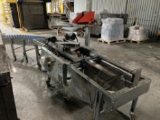 Soco Systems T-10 Case Sealer & Gravity Fed Conveyors