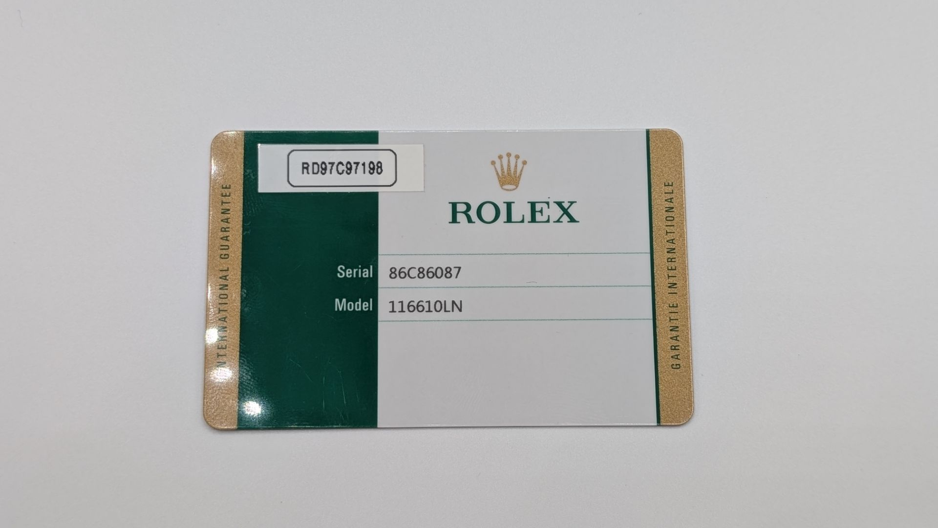 Rolex Submariner Date 116610LN, Black DLC coated, Steel bracelet - Image 10 of 12