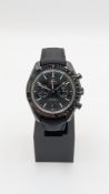 Omega Speedmaster Dark Side of the Moon Black Ceramic, Coated nylon fabric strap