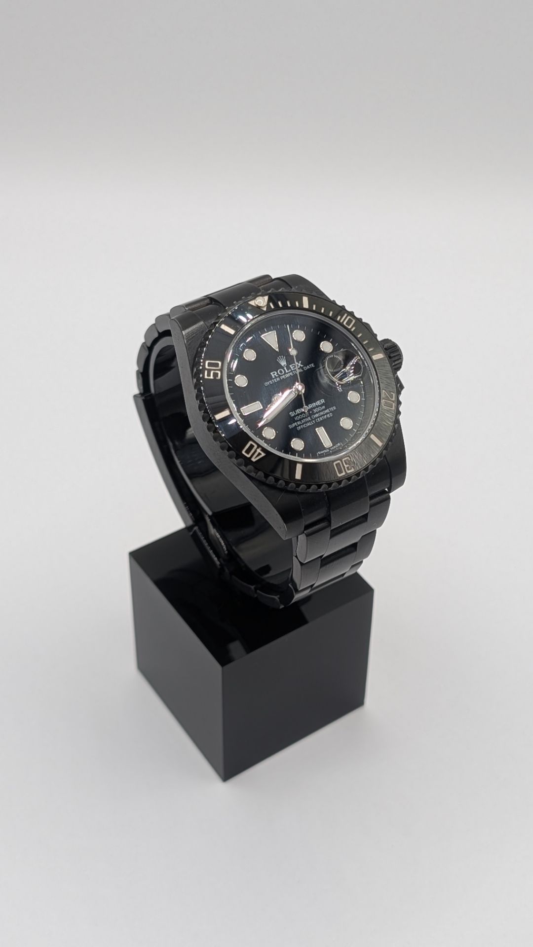 Rolex Submariner Date 116610LN, Black DLC coated, Steel bracelet - Image 3 of 12