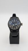 IWC Big Pilot Top Gun IW502001 Automatic 46mm, Black calfskin strap
