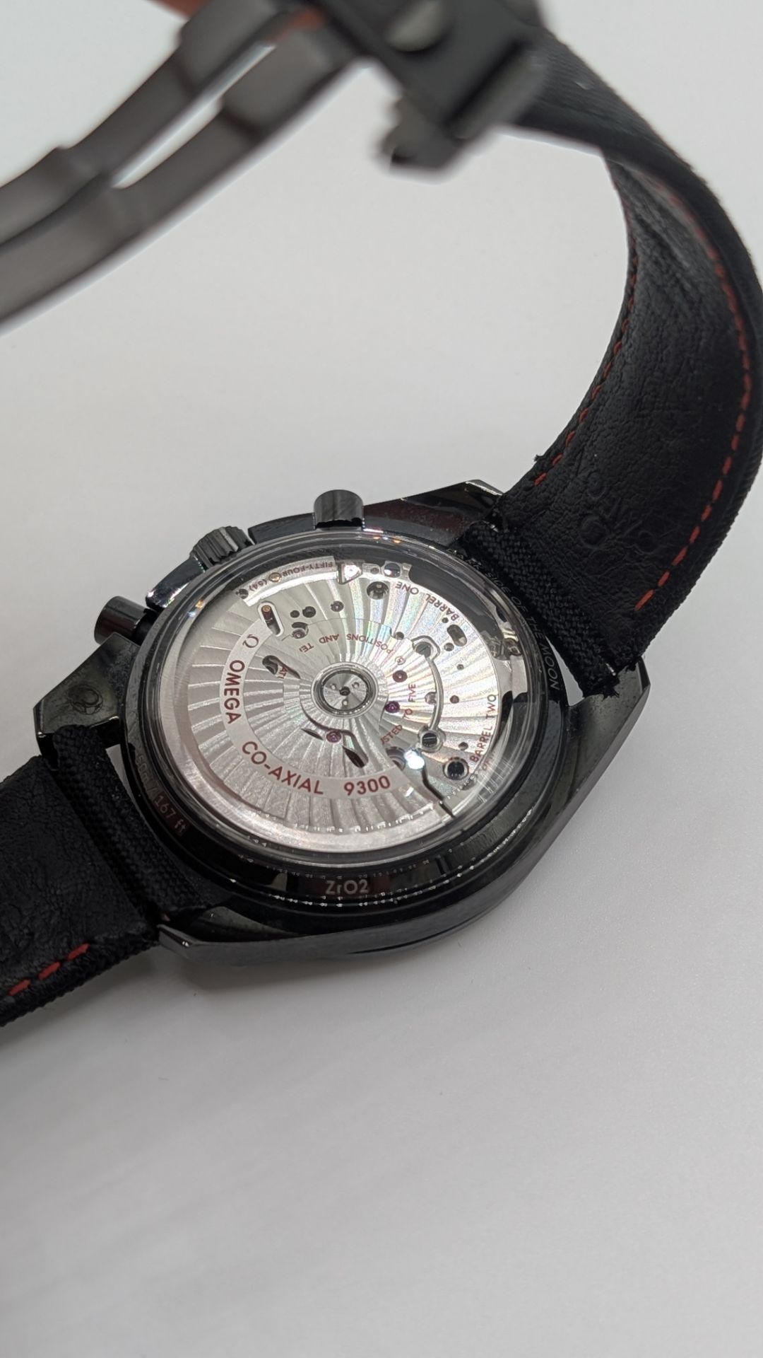 Omega Speedmaster Dark Side of the Moon Black Ceramic, Coated nylon fabric strap - Image 7 of 13