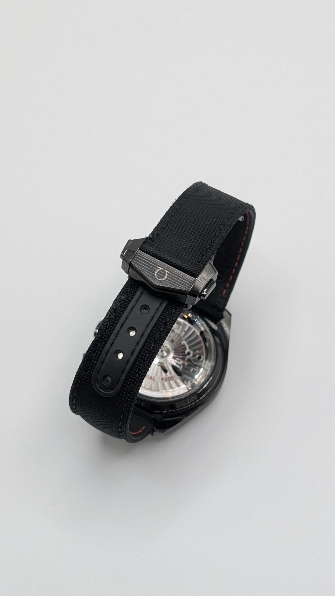 Omega Speedmaster Dark Side of the Moon Black Ceramic, Coated nylon fabric strap - Image 9 of 13