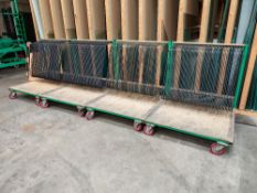 (4) Mobile slot rack trolleys