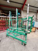 (1) Stillages Direct freefall glass trolley