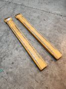 1.5m forklift fork extensions