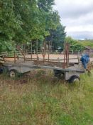 SBS Trailers airport trailer complete with rail attachments