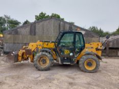 JCB 533-105 Telehandler complete with 2.13 x 7ft bucket attachment