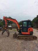 Kubota U48-4 mini excavator complete with Strickland Claw