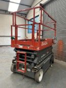Skyjack SJ4626 10mtr Electric Scissor Lift With (12) 20kg weights