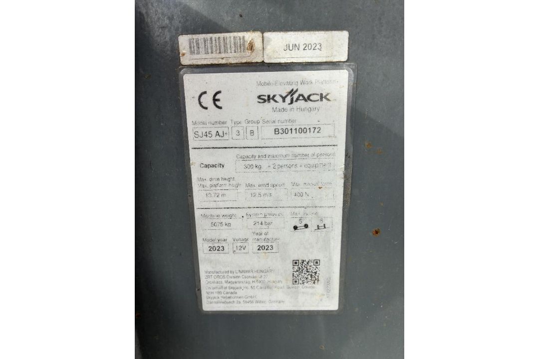 Skyjack SJ45AJXCE 15mtr Diesel Articulating Boom - Image 19 of 19