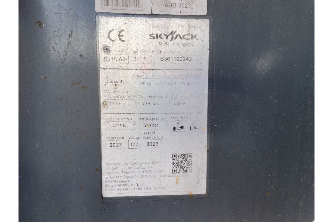Skyjack SJ45AJXCE 15mtr Diesel Articulating Boom - Image 13 of 17