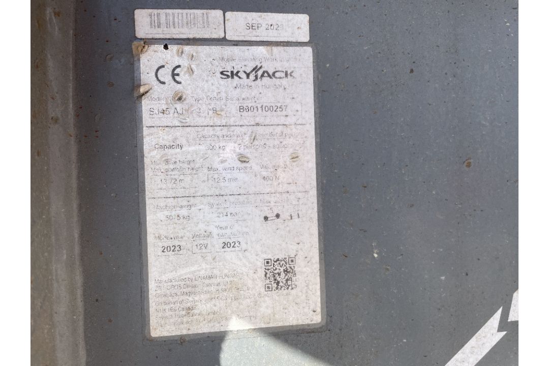 Skyjack SJ45AJ XCAP 15mtr (CE) Diesel Articulated Boom - Image 14 of 18