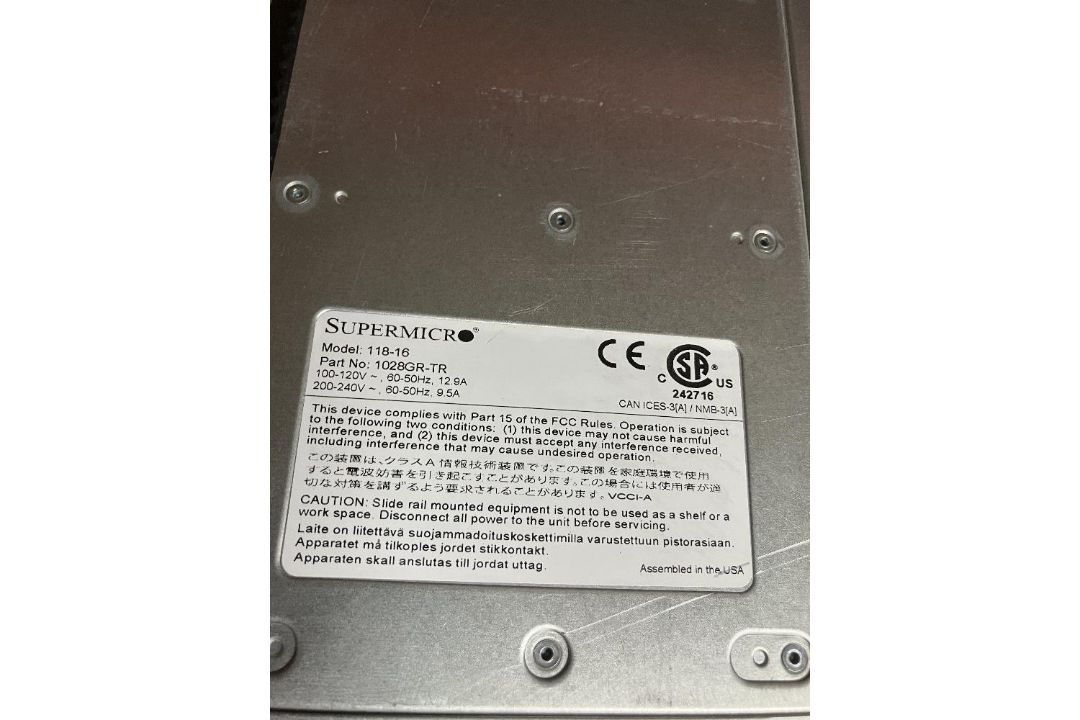 SuperMicro 118-16 Rack Mount Workstation - Image 3 of 5