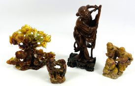 A collection of early 20th century Chinese carvings