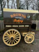4 WHEEL BAKER'S VAN built by Selby & Co. circa 1885.