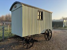 SHEPHERD'S HUT, Built by Tasker & Co. of Waterloo Foundry, Andover, pre-1850.