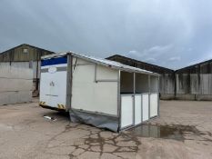 CARRIAGE TRAILER to take 1 carriage, TriStar trailer on an Ifor Williams Chassis.