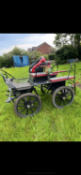 PLEASURE VEHICLE, a four-wheeled carriage designed to suit a 13-15hh pair.