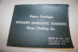 Old Harness/Saddlery catalogue by Bliss of London