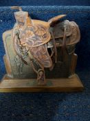 Apprentice piece Western saddle