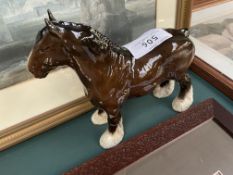 Beswick china Shire horse