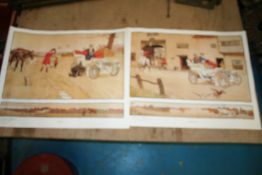 Pair of unframed Cecil Aldin prints