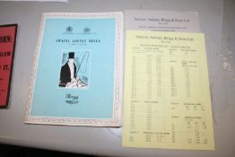 Swaine & Adeney catalogue with 1978 price list