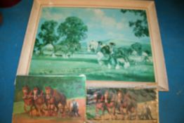 The Ploughing Match by Frank Wootton 26x35